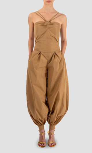 FABRIC TAFETÁN LISO CAMEL LARK